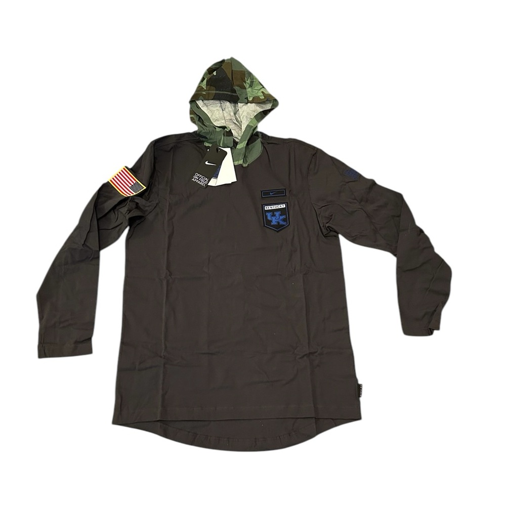 Kentucky Wildcats Nike Men’s Military Long Sleeve Hoodie‎ Shirt